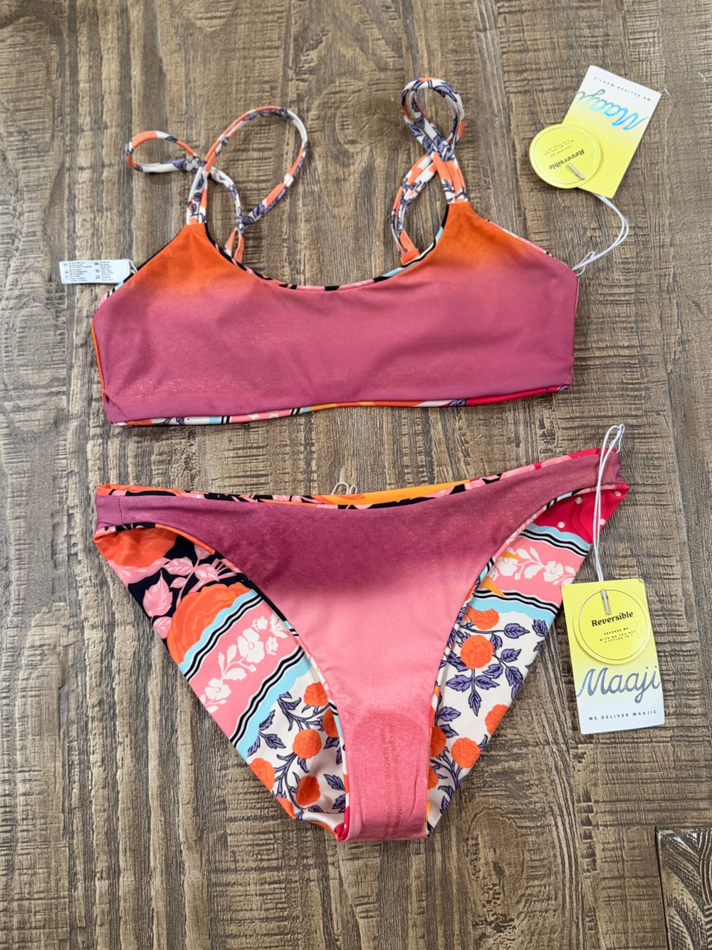 Sundance Pink Islay reversible Bikini